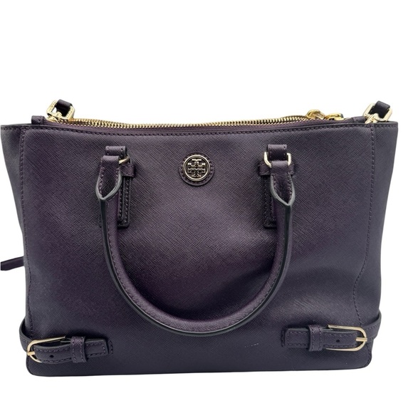 Tory Burch Robinson Double Zip Satchel | Excellent Used Condition - Picture 1 of 10